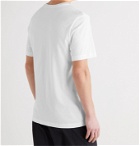Nike Running - Printed Dri-FIT Cotton-Blend Jersey T-Shirt - White