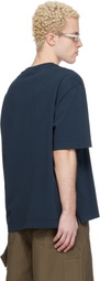 Maison Kitsuné Navy Fox Head Oversize T-shirt