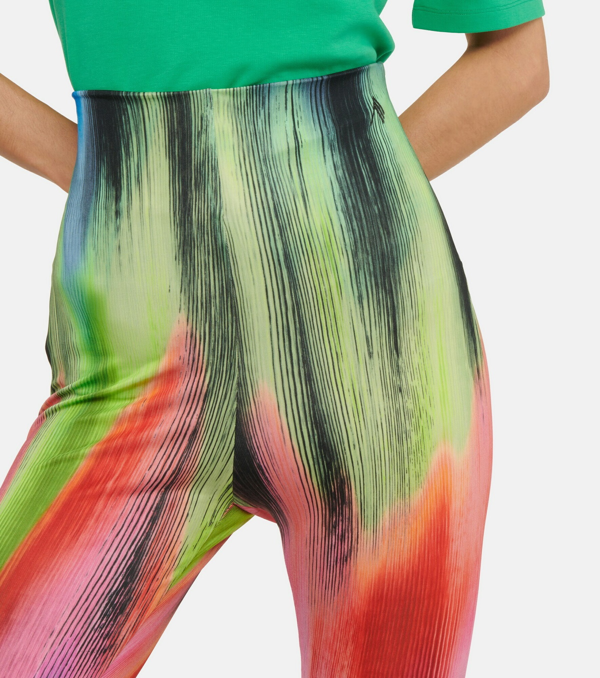 The Attico - Jamie high-rise stirrup leggings