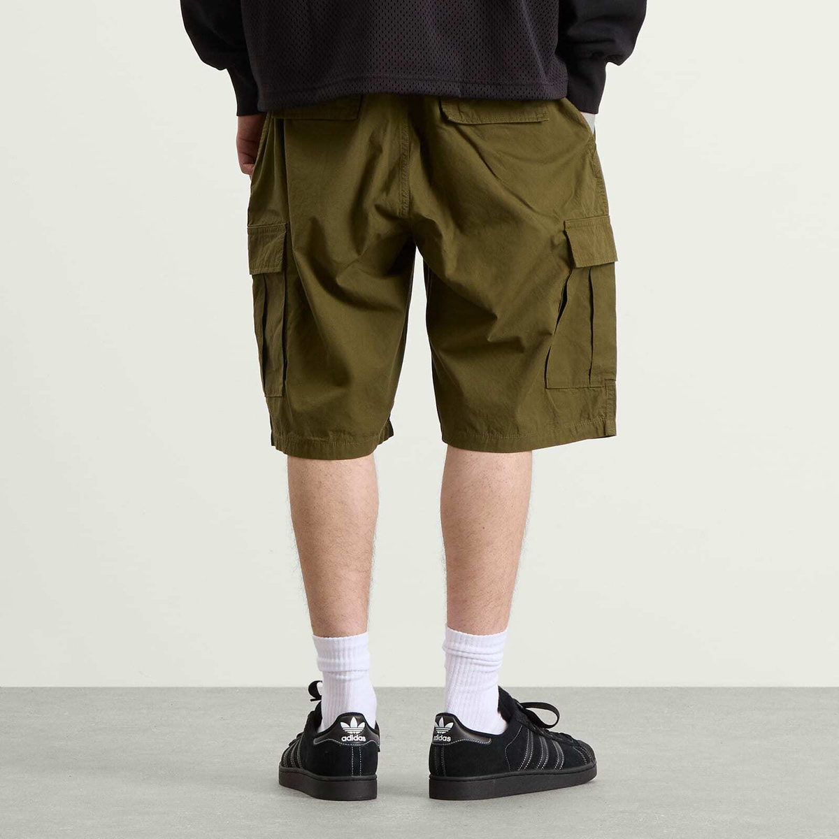 Neighborhood Men's BDU Cargo Shorts in Olive Drab