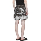 Rick Owens Drkshdw Black and White Dolphins Shorts