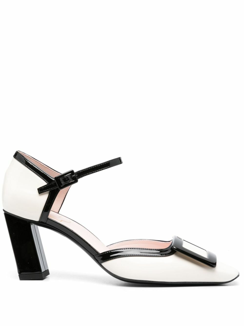 roger vivier belle vivier leather pumps