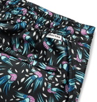 Thorsun - Mid-Length Printed Swim Shorts - Blue