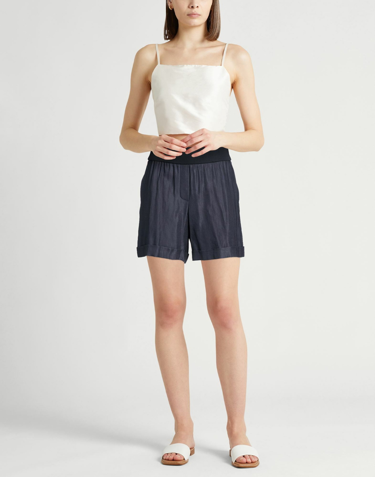 Peserico Womens Shorts & Bermuda Shorts Midnight in Blue