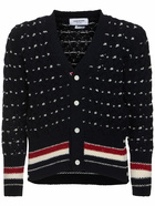 THOM BROWNE All Over Cable Stitch Classic Cardigan