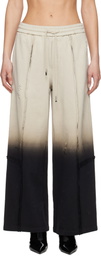 Feng Chen Wang Gray & Black Gradient Lounge Pants