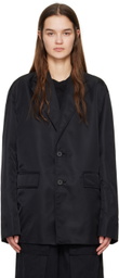Wooyoungmi Black Single-Breasted Blazer