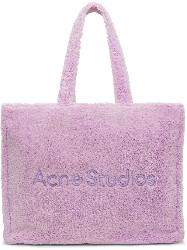 Photo: Acne Studios Purple Furry Tote