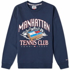 Tommy Jeans Men's Tennis Club Crew Sweat in Navy