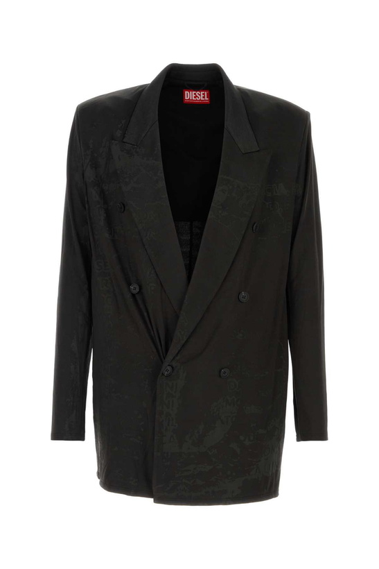 Photo: Diesel Black Stretch Acetate J-pekka Blazer