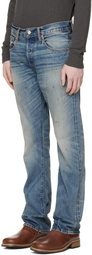 RRL Blue Slim Boot Briarfield Selvedge Jeans