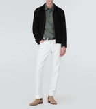 Brioni Suede blouson jacket