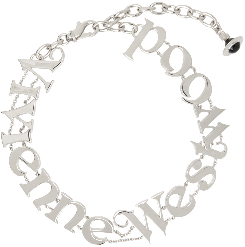 Vivienne Westwood Silver Raimunda Choker Vivienne Westwood