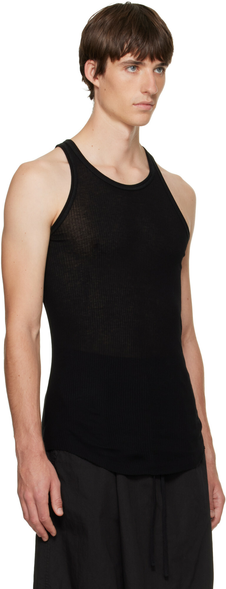 Julius Black Skinny Tank Top