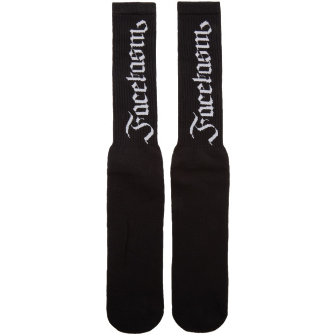Facetasm Black Logo Socks