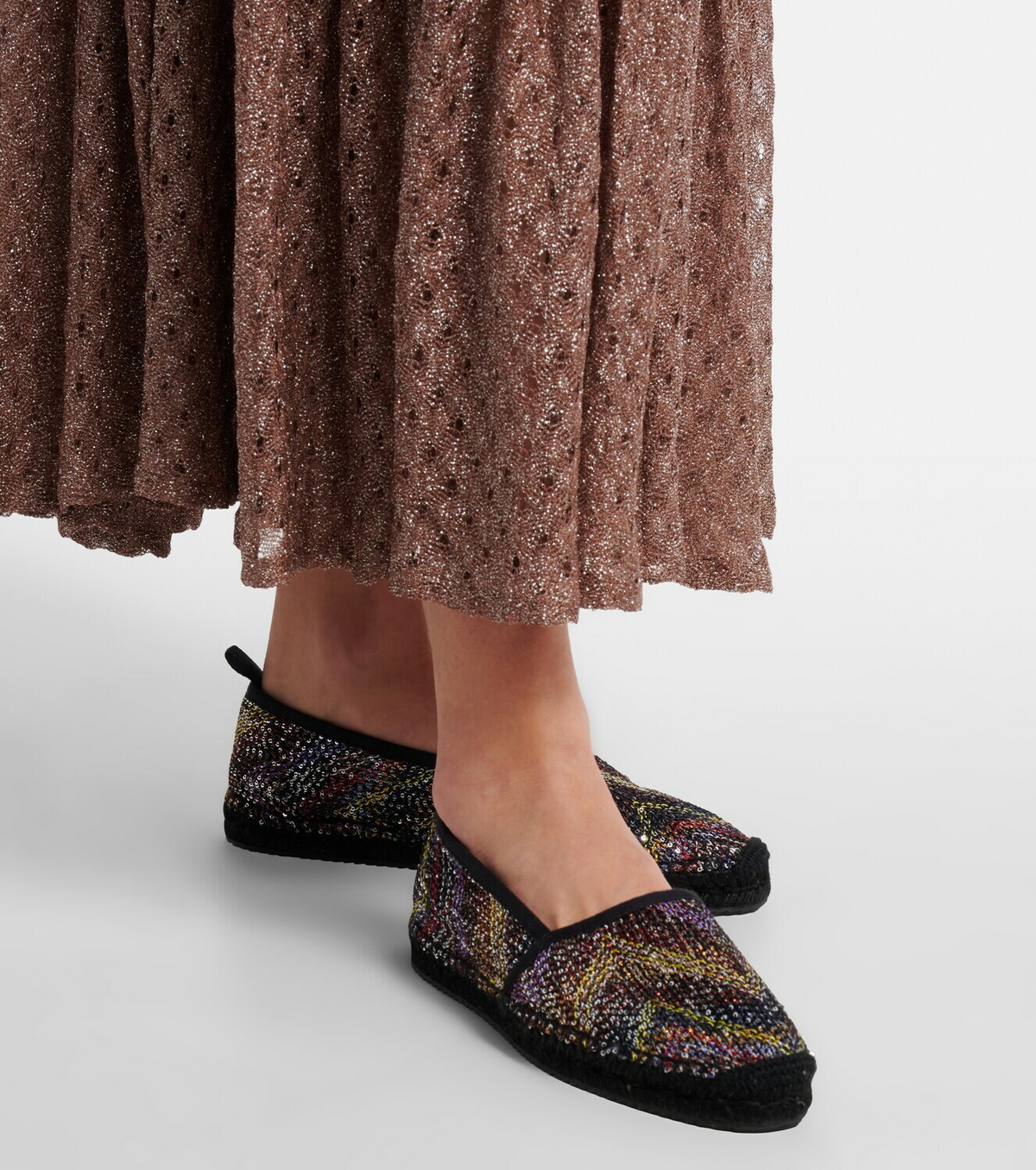 Missoni Elle sequined espadrilles