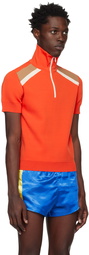 Wales Bonner Orange Harp Polo