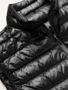 Moncler - Delpy Slim-Fit Quilted Nylon-Ripstop and Stretch-Jersey Down Gilet - Black