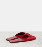 The Row Milla satin slides