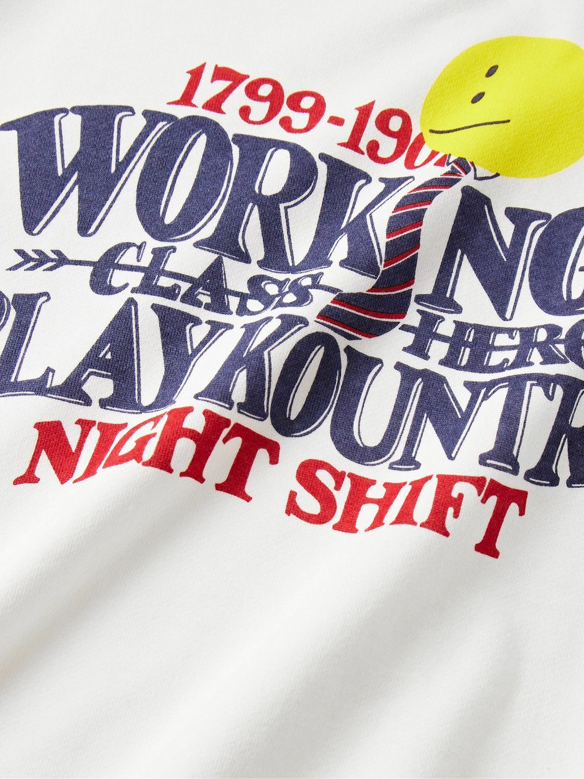 KAPITAL - Printed Cotton-Jersey Sweatshirt - White