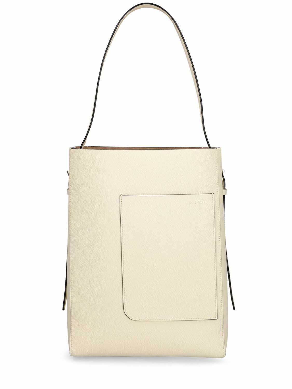 VALEXTRA - Medium Leather Bucket Tote Bag Valextra