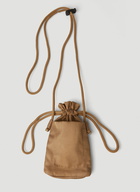 Arcs - Minute Crossbody Pouch in Brown