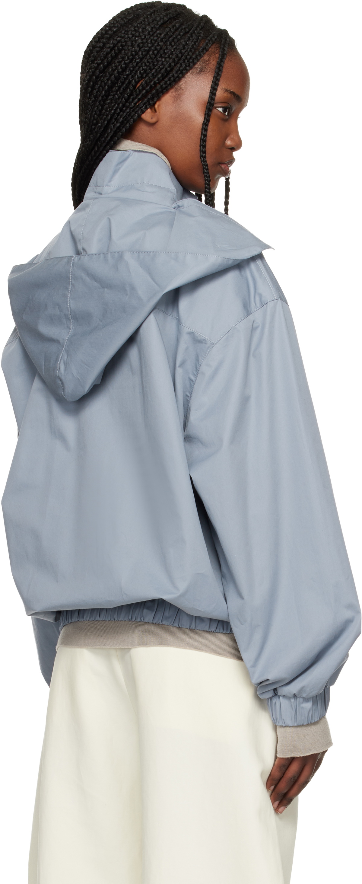 Rier Gray Cotton Suit Avio Suit Windbreaker