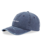 Bram's Fruit Men's Distressed Logo Cap in Washed Navy 