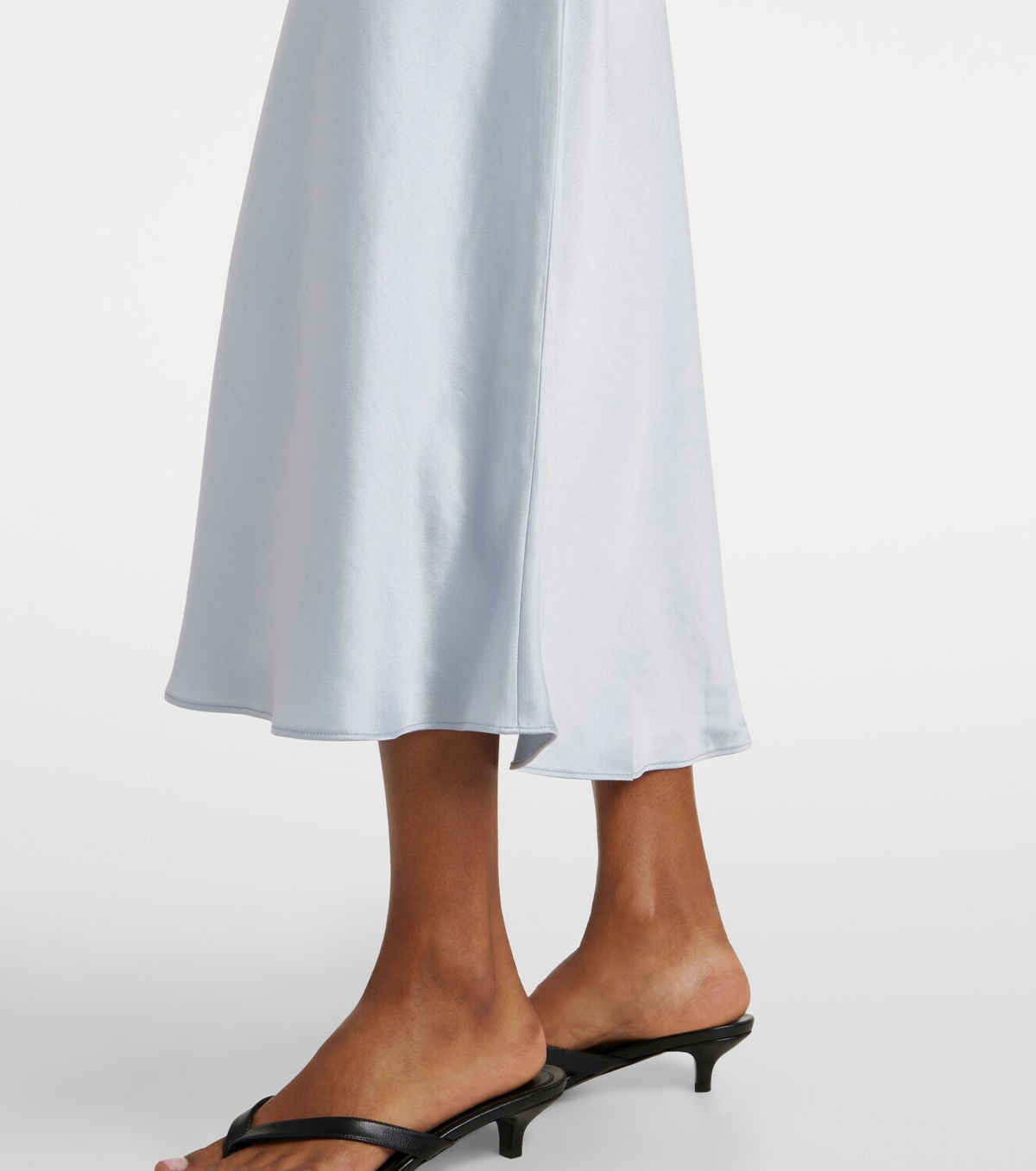 Leset Barb satin slip dress