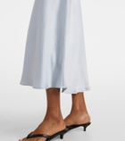 Leset Barb satin slip dress