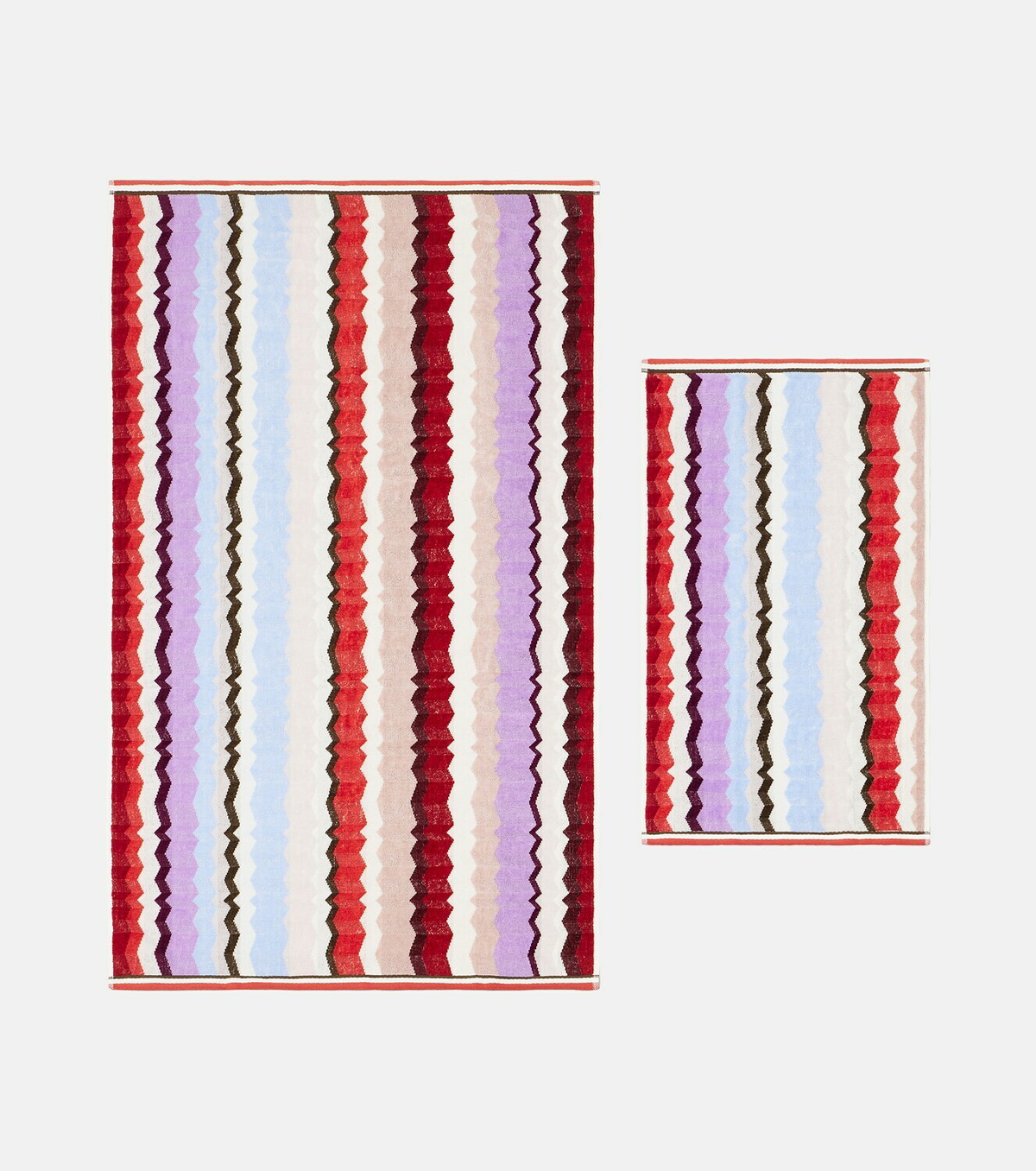 Missoni Eva Zigzag set of 2 cotton terry towels