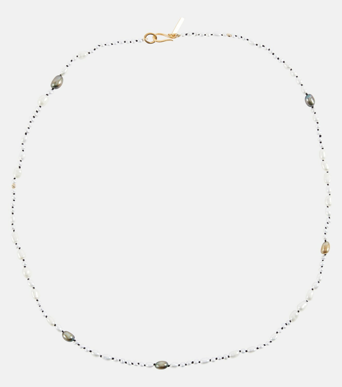 Sophie Buhai Mermaid necklace with freshwater pearls and 18kt gold-plated silver beads