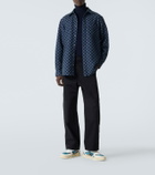Gucci GG Canvas leather-trimmed sneakers