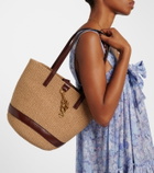 Chloé Medium leather-trimmed basket bag