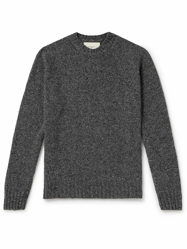 Photo: Purdey - Donegal Cashmere Sweater - Gray