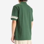 Palmes Men's Global Pique Polo Shirt in Dark Green