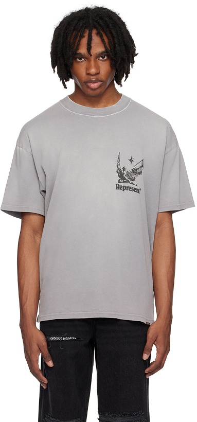 Photo: Represent Gray 'Spirits of Summer' T-Shirt