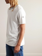 Moncler - Logo-Jacquard Cotton-Jersey T-Shirt - White