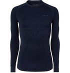 FALKE Ergonomic Sport System - Maximum Warm Stretch Tech-Jersey T-Shirt - Blue