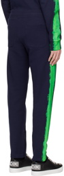 Moschino Navy Painted Lounge Pants