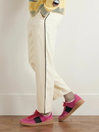 Valentino Garavani - Upvillage Rubber-Trimmed Nylon, Suede and Leather Sneakers - Pink