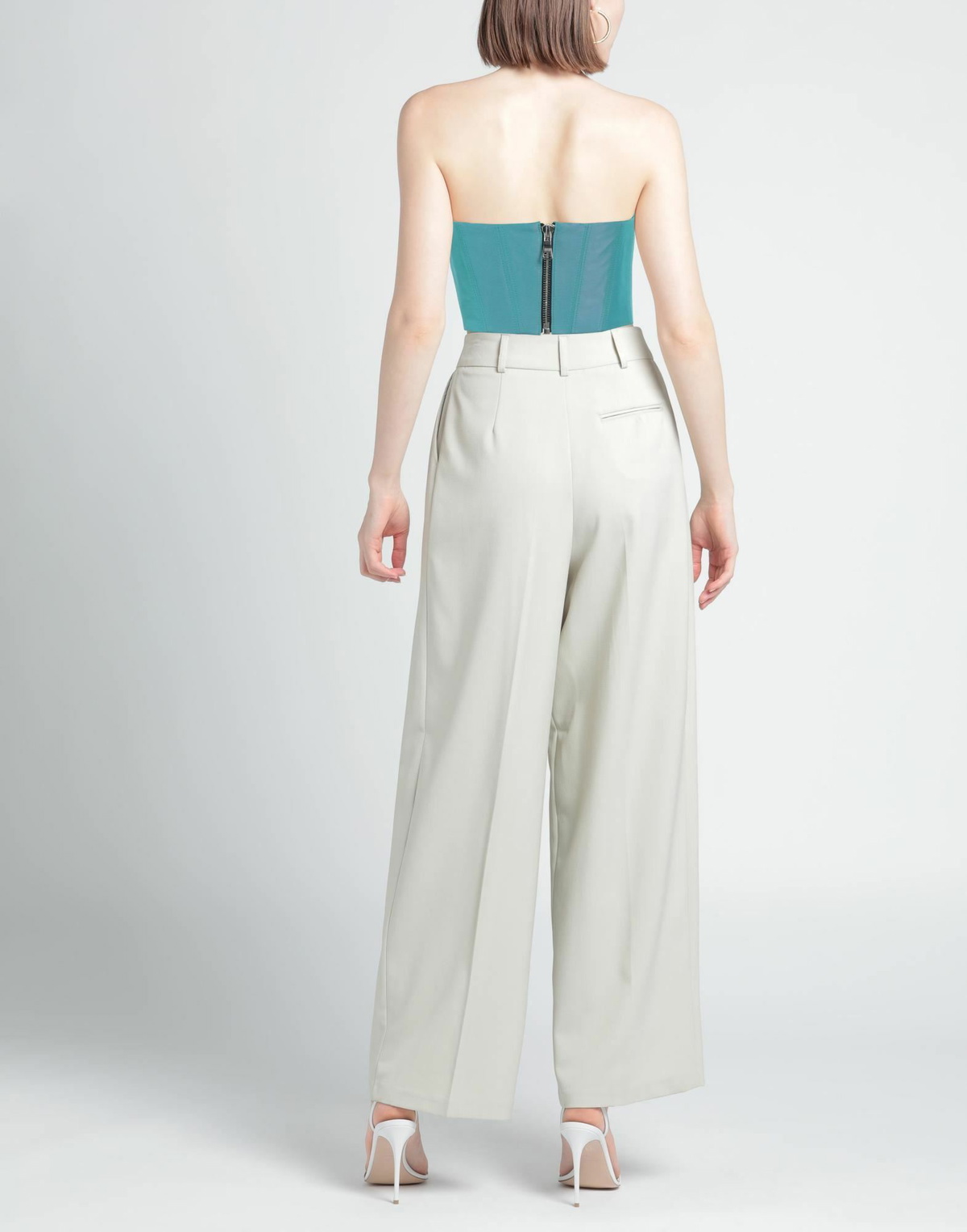 Laquan Smith Womens Top Turquoise