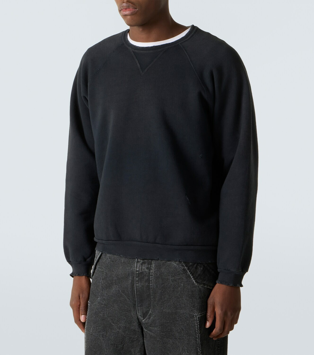 A.Presse Vintage cotton jersey sweatshirt