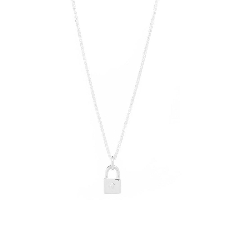 Photo: Hatton Labs Diamond Padlock Pendant Necklace