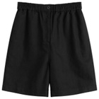 Nothing Written Women's Pale Linen Shorts in Black