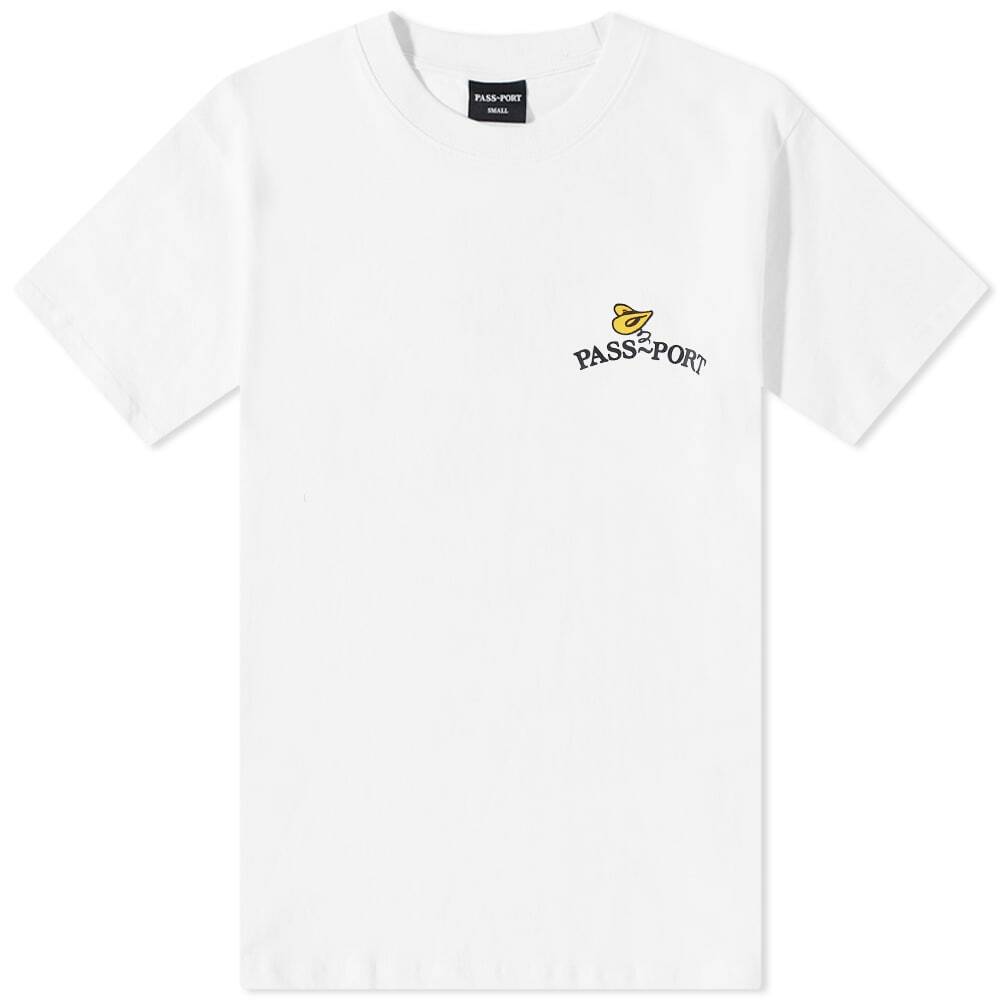 Pass~Port Men's Horsey T-Shirt in White Pass~Port