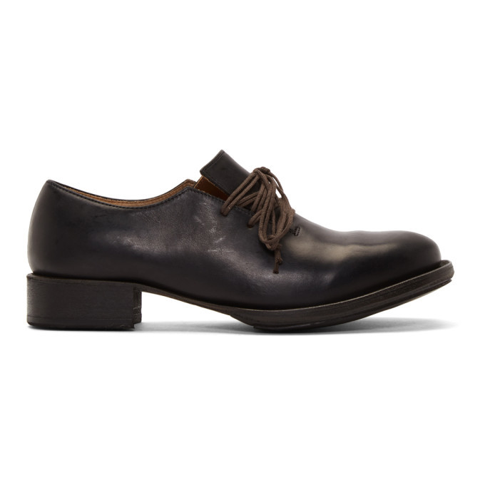 Cherevichkiotvichki Black Nubuck Derbys Cherevichkiotvichki