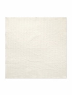 MILES LEON - Brazee Striped Tumbled Cotton and Linen-Blend Bandana