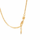 Missoma Women's x Lucy Williams Snake Chain Necklace in Gold 