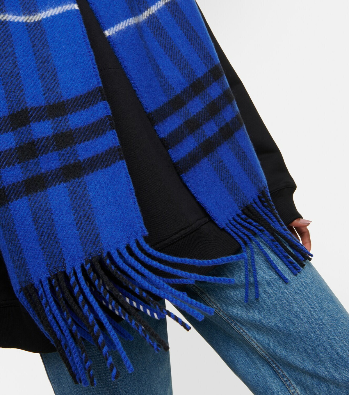 Burberry Checked wool and cashmere scarf Burberry